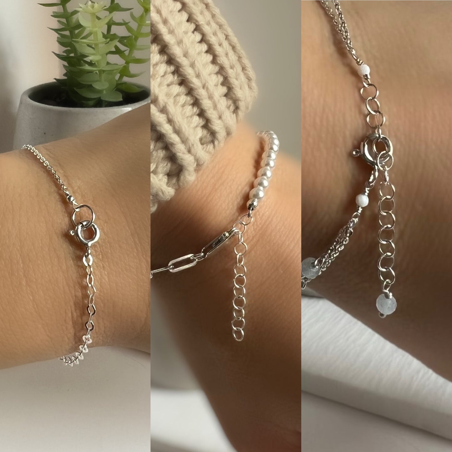 TEXTURED LABRADORITE BRACELET