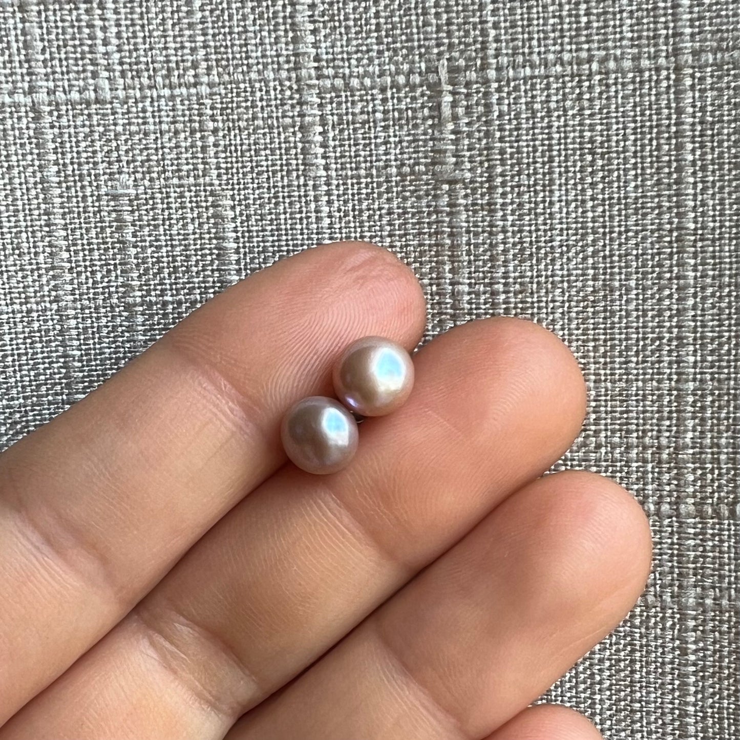 PINK PEARL STUDS