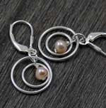 PINK ORBIT EARRINGS