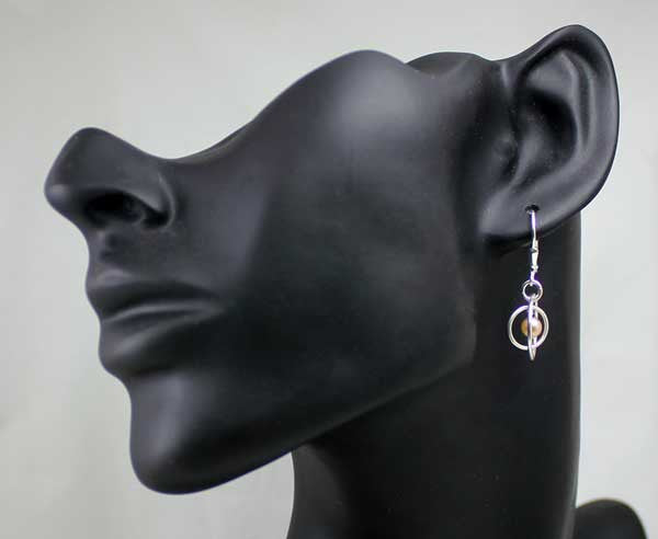 PINK ORBIT EARRINGS