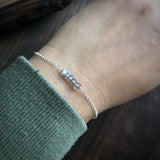 Tiny labradorite bracelet