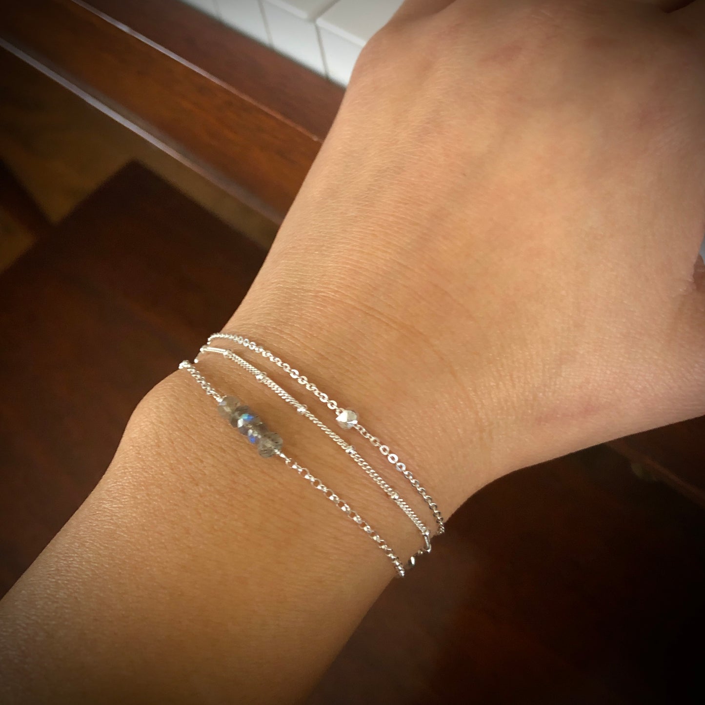 PETITE LABRADORITE BRACELET