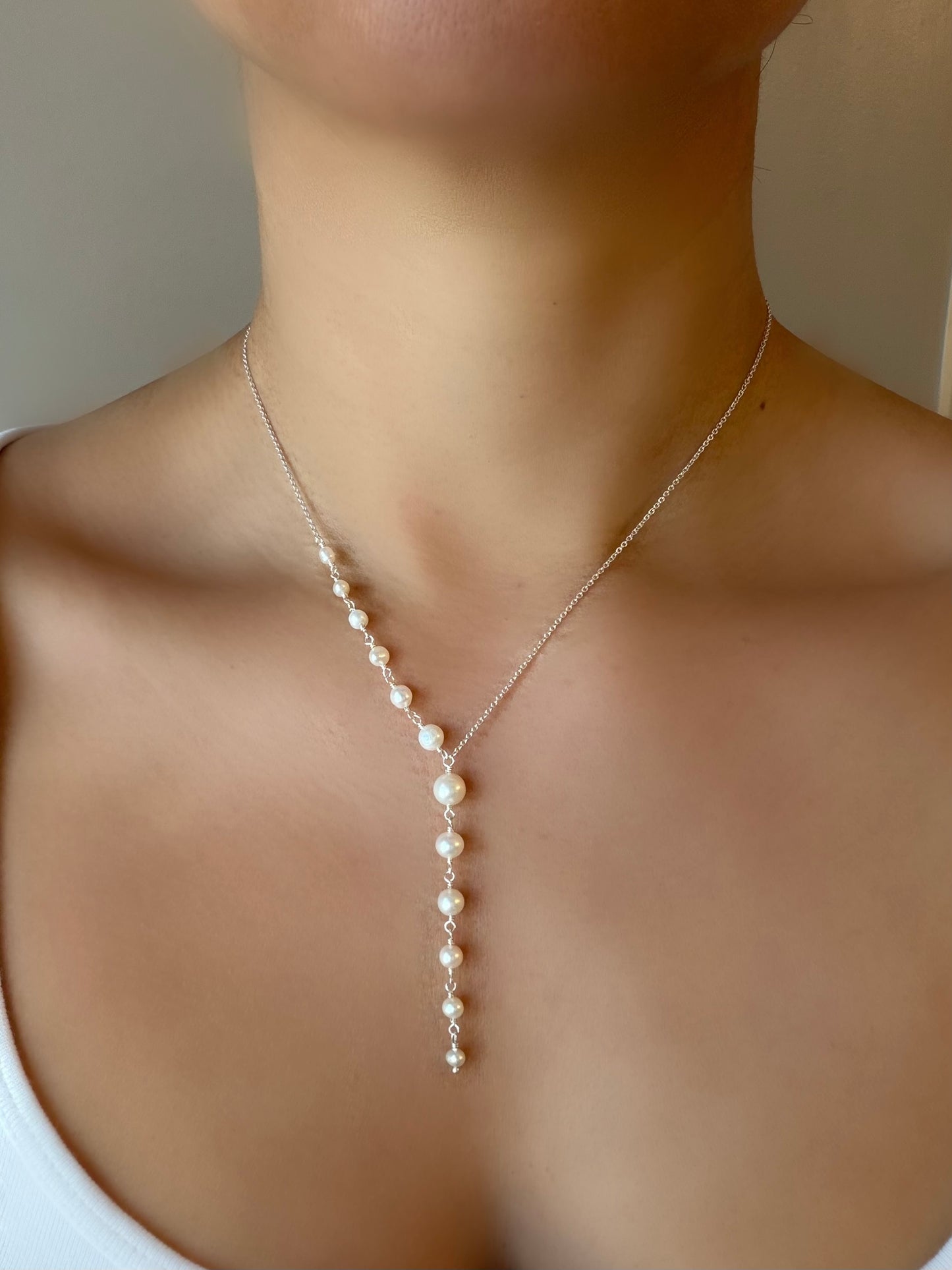 Celeste Y Drop Necklace