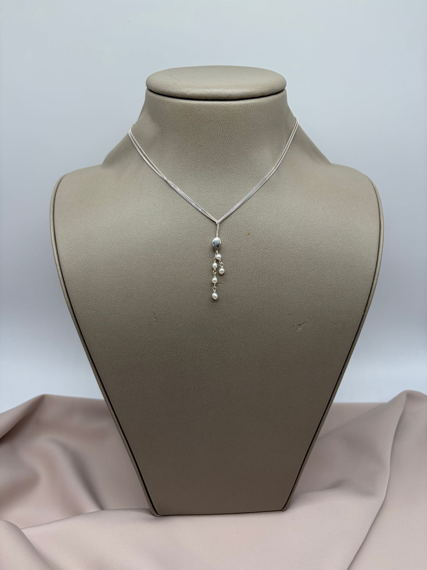 Pearl Slider Necklace
