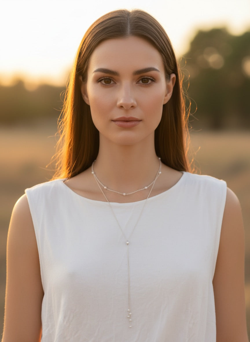 Pearl Slider Necklace