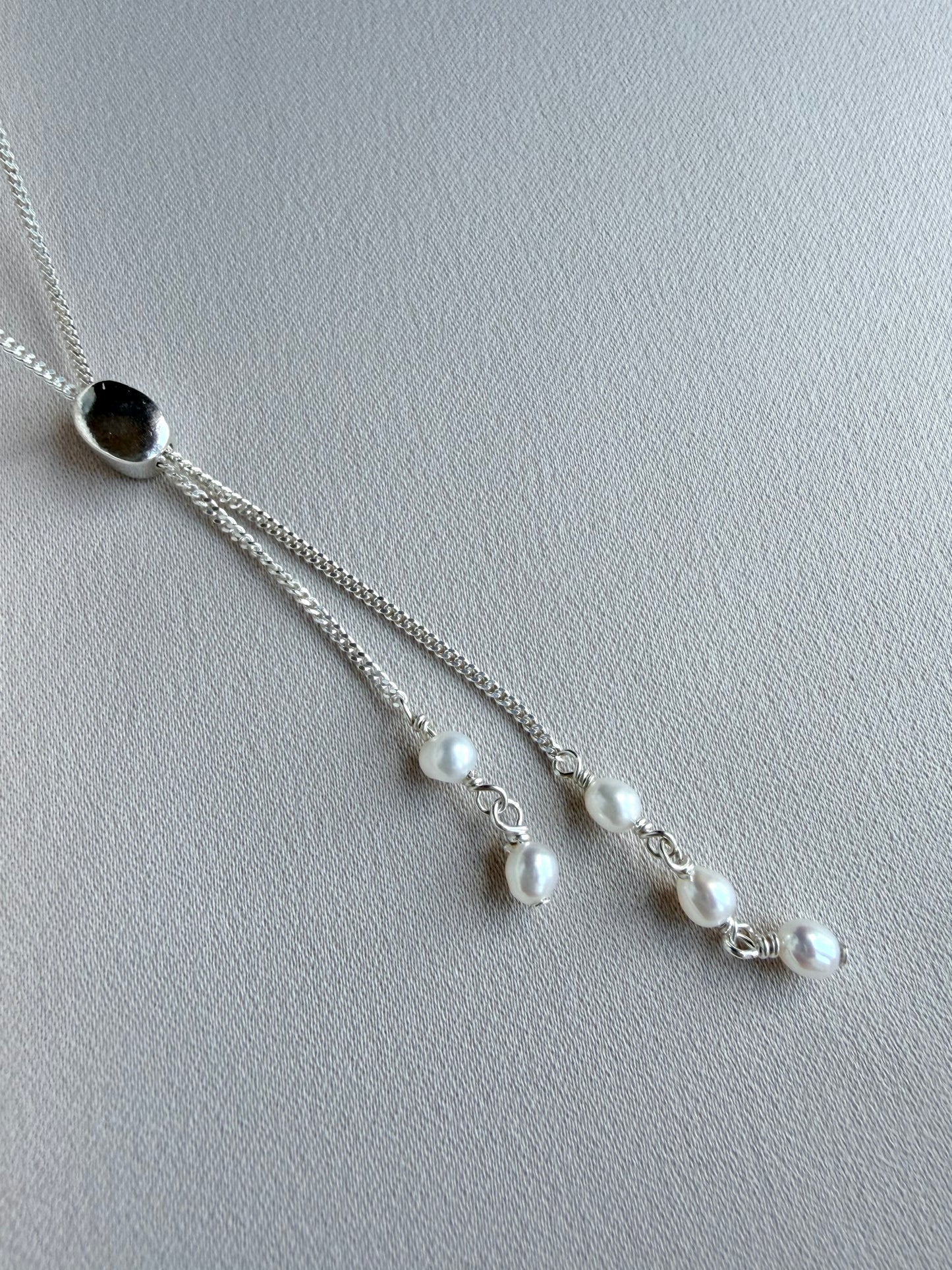 Pearl Slider Necklace