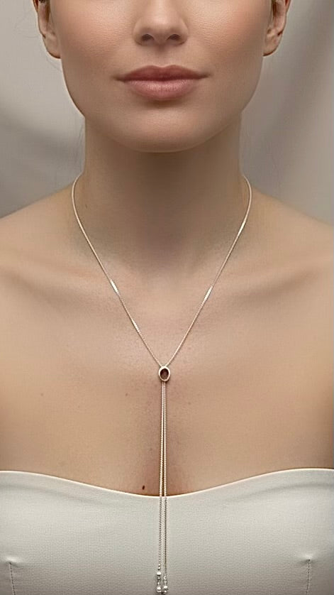 Pearl Slider Necklace