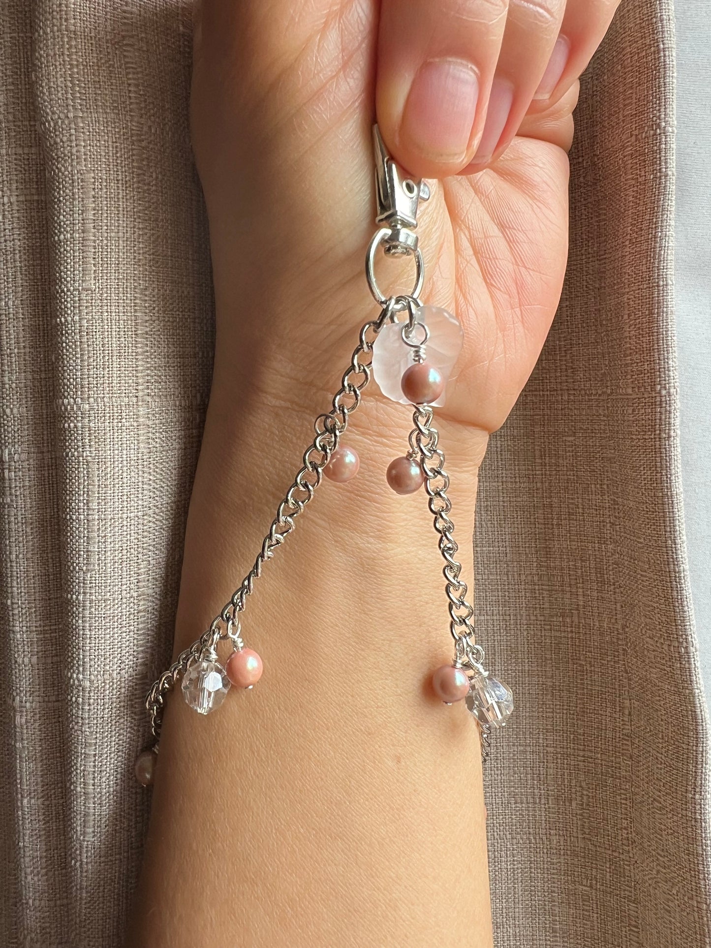 Phone wristlet - charms