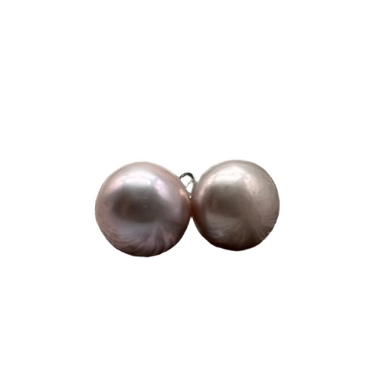 PINK PEARL STUDS