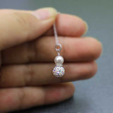 AB Swarovski pearl sparkling pendant