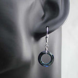 lifesaver earrings - bermuda blue