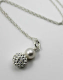 Swarovski pearl sparkling pendant