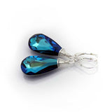 bermuda blue earrings