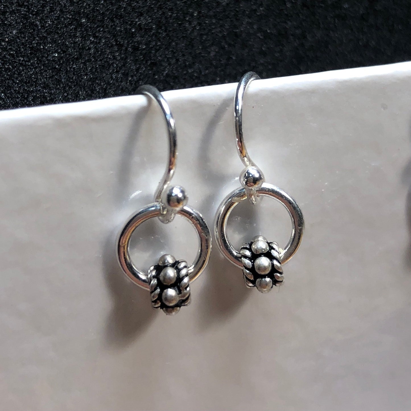 Dainty Oxidized Earrings