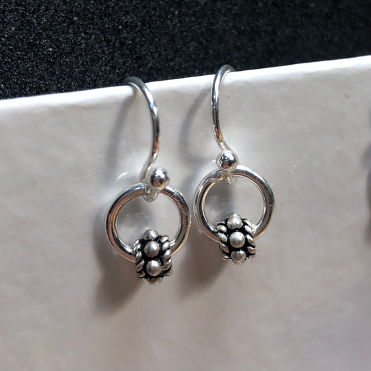 Dainty Oxidized Earrings