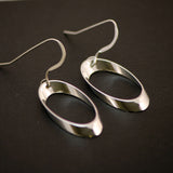 silver earrings